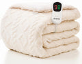 Heated Electric Blanket Full Size 72x84 in - Warmth with 10 Heat