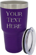 Matte Purple 30 oz Personalized Stainless Steel Travel Tumbler