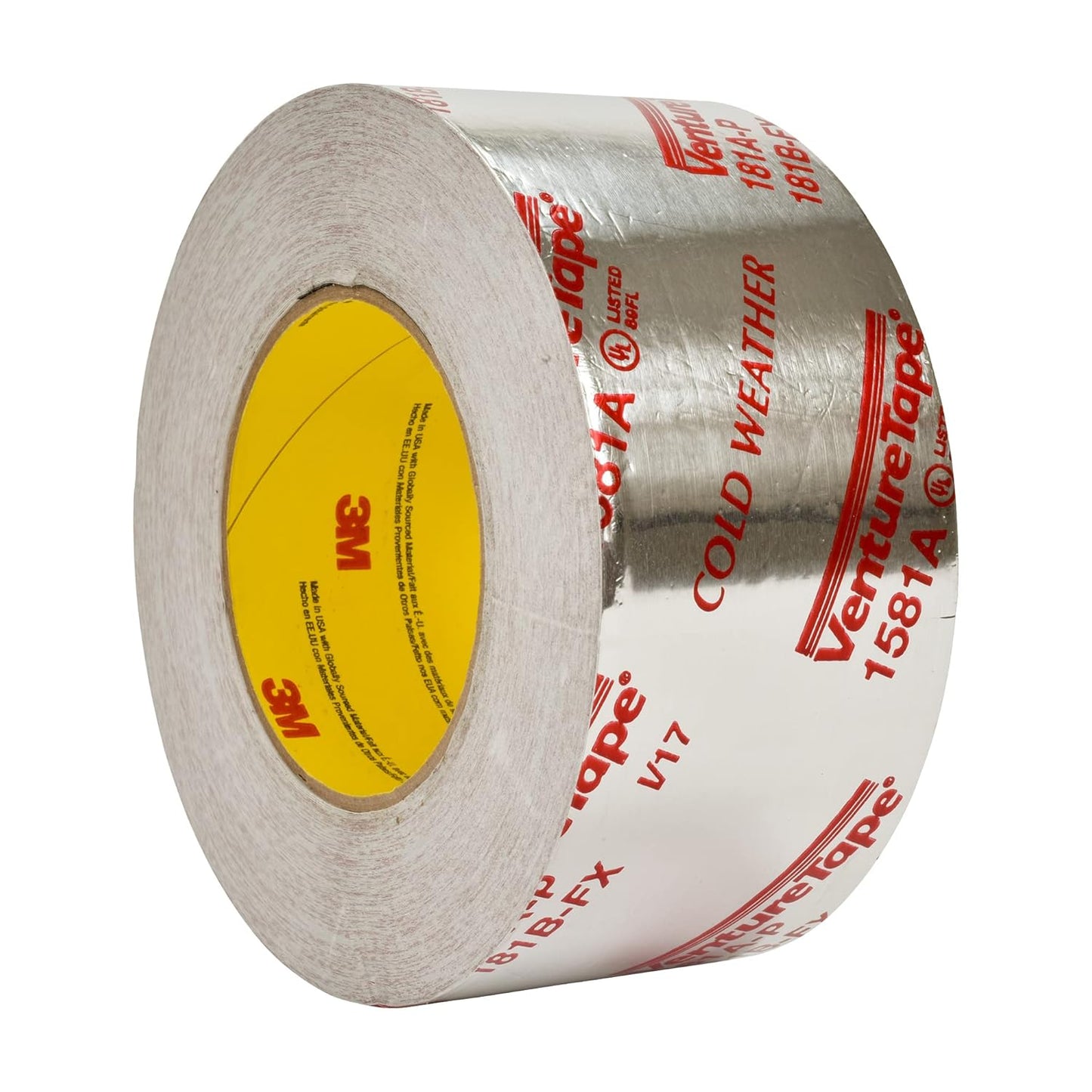 3M Venture Tape UL181A-P Aluminum Foil Tape for Duct Seaming