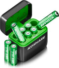 Rechargeable AA Battery Lithium with Charger - High Capacity 3700mWh