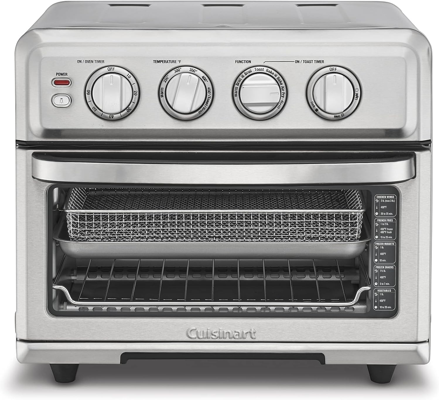 Cuisinart 8-in-1 Air Fryer Toaster Oven - Stainless Steel