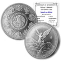 2024 No Mint Mark 1 oz Mexican Silver Libertad Coin - Brilliant