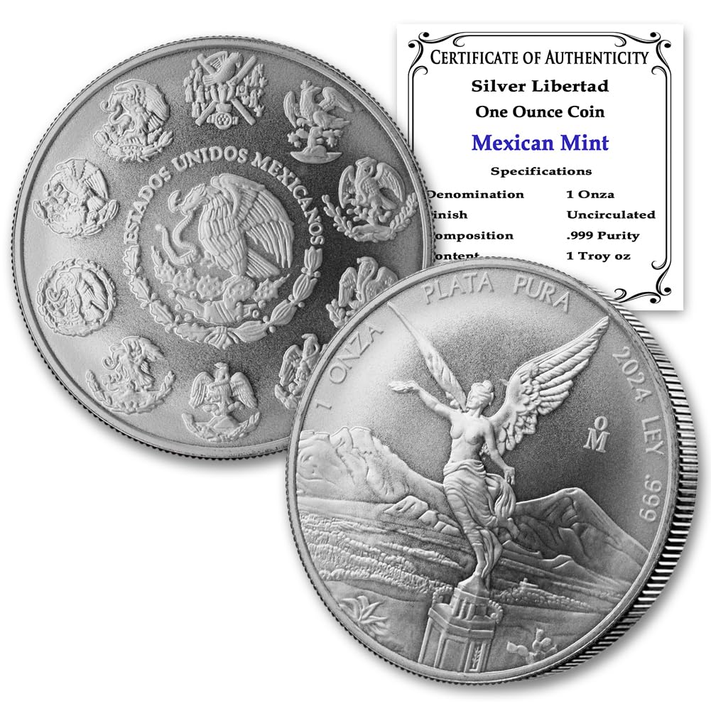 2024 No Mint Mark 1 oz Mexican Silver Libertad Coin Review