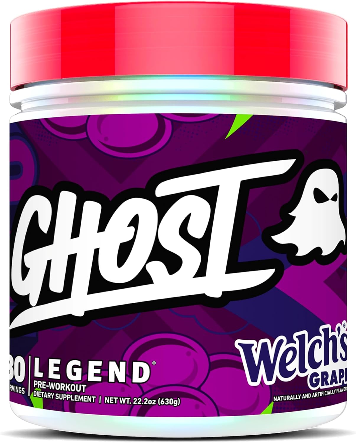 GHOST Legend Pre-Workout Powder for Energy & Focus - 30 Servings