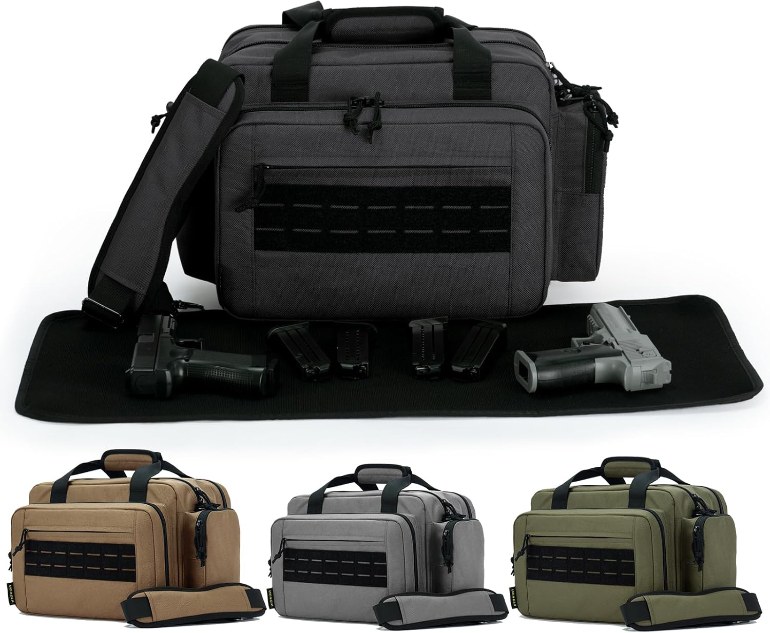 VEAGIA Range Bag for Handguns and Ammo Pouch - Durable Design