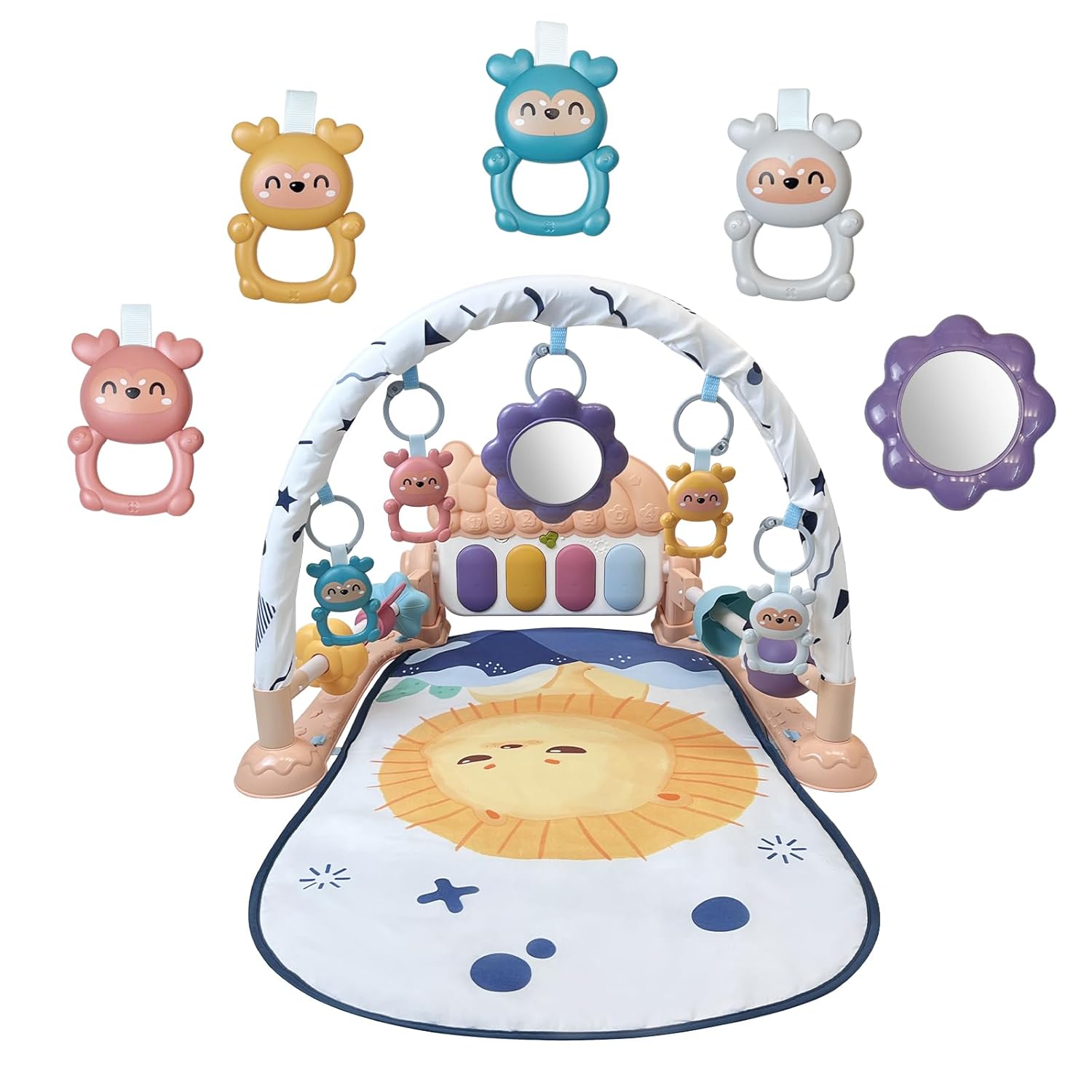 Musical Kick & Play Gym for Newborns - Cuterabit