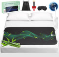Grounding Mat for Bed with Leather - Improve Sleep & Relieve Pain