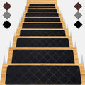 Stair Treads for Wooden Steps - 15pcs Non-Slip Carpet Mats