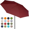 Tempera Patio Market Outdoor Table Umbrella with Crank and Tilt duty