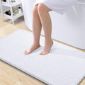 OLANLY Bathroom Rug 40x24 - Soft Chenille Bath Mat for Quick Drying