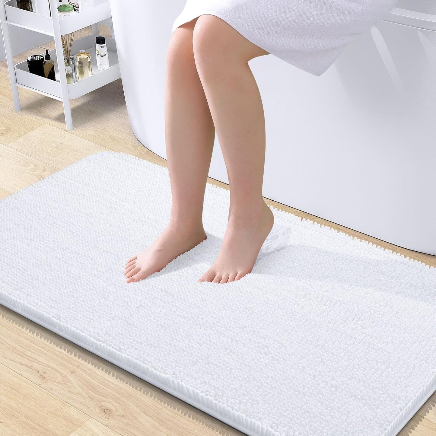 OLANLY Extra Soft Chenille Bath Rugs for Ultimate Comfort