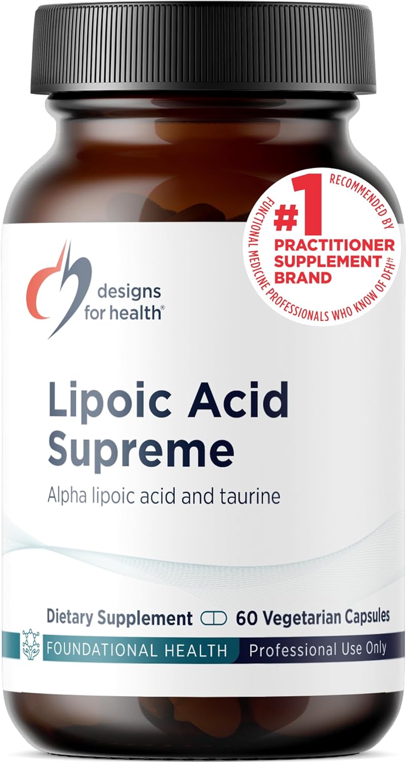 Lipoic Acid Supreme 300mg with Taurine - Vegan ALA Supplement