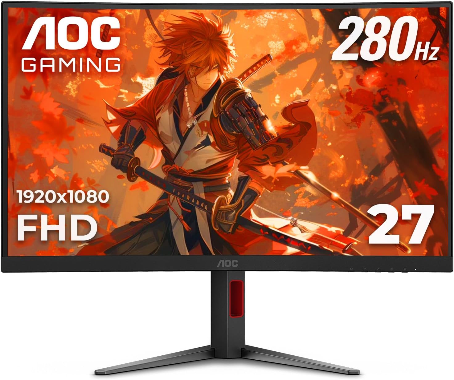 Ultra-Fast 280Hz Gaming Monitor, Zero Dead Pixel Guarantee