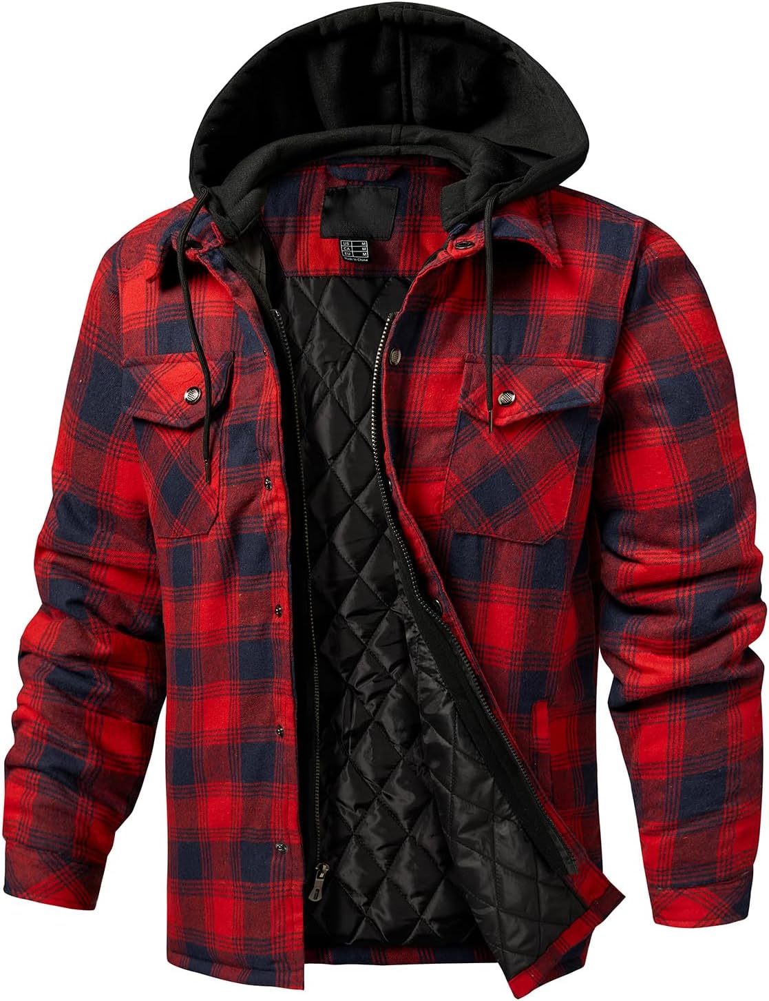 CHEXPEL Flannel Jackets for Men: Stylish Winter Shirt Jacket
