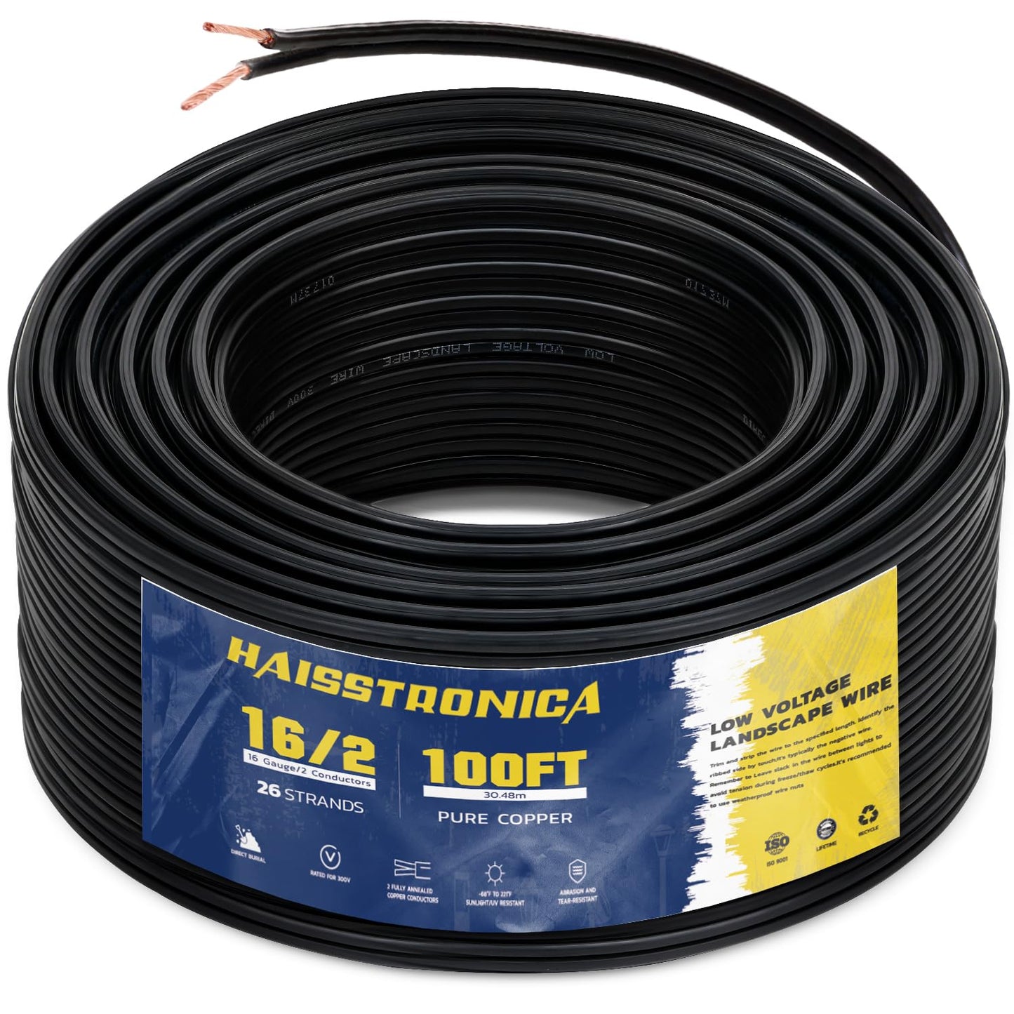 16/2 Low Voltage Landscape Wire for Outdoor Lighting Needs