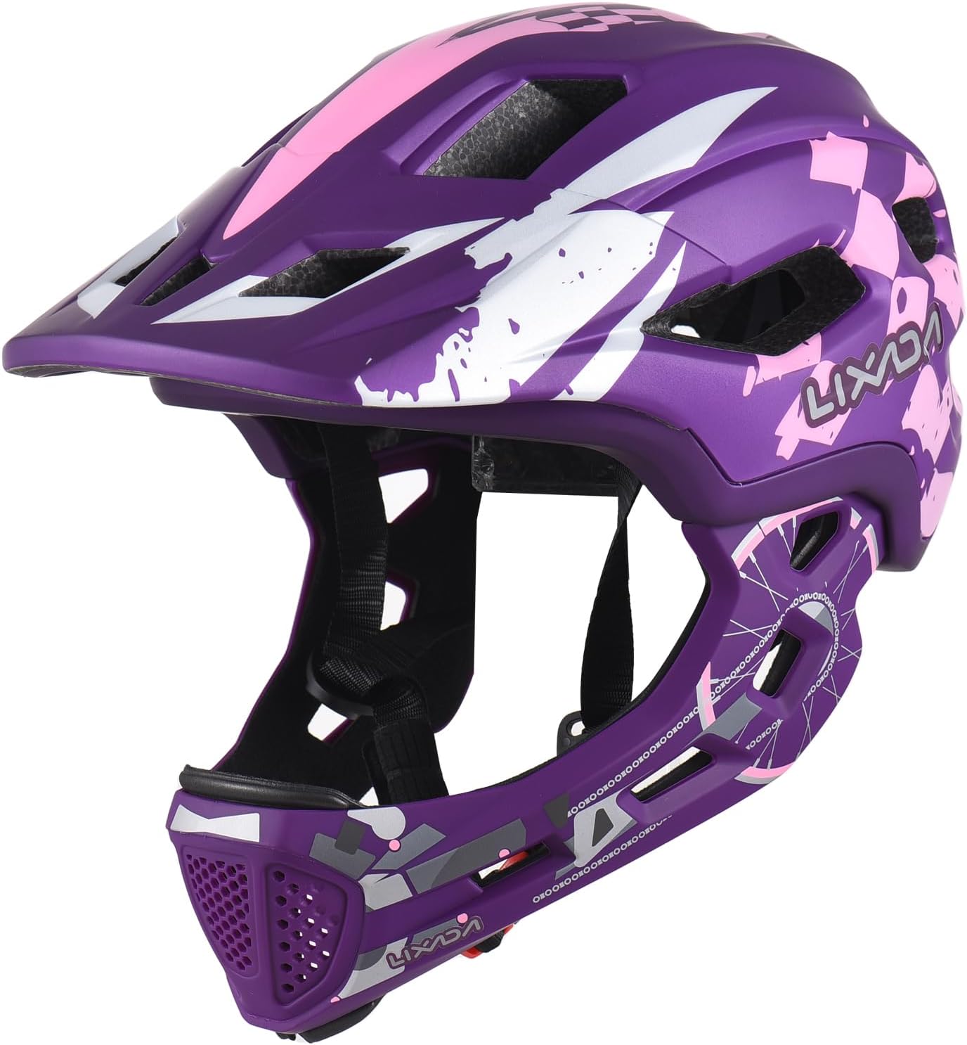 Lixada Kids Detachable Full Face Cycling Helmet - Safe & Adjustable