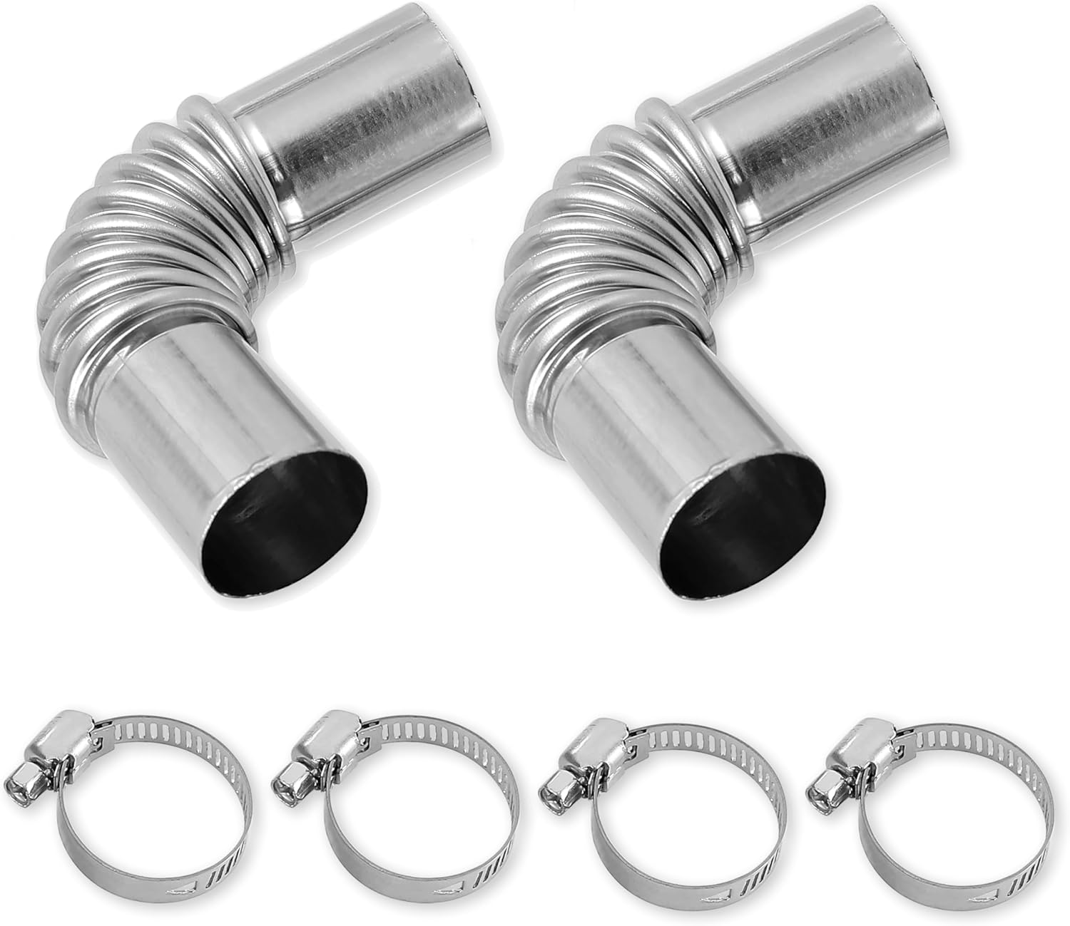 Stainless Steel Parking Air Heater Exhaust Pipe Set with Clamps