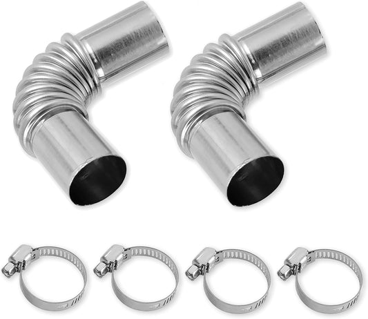 Stainless Steel Parking Air Heater Exhaust Pipe Set with Clamps