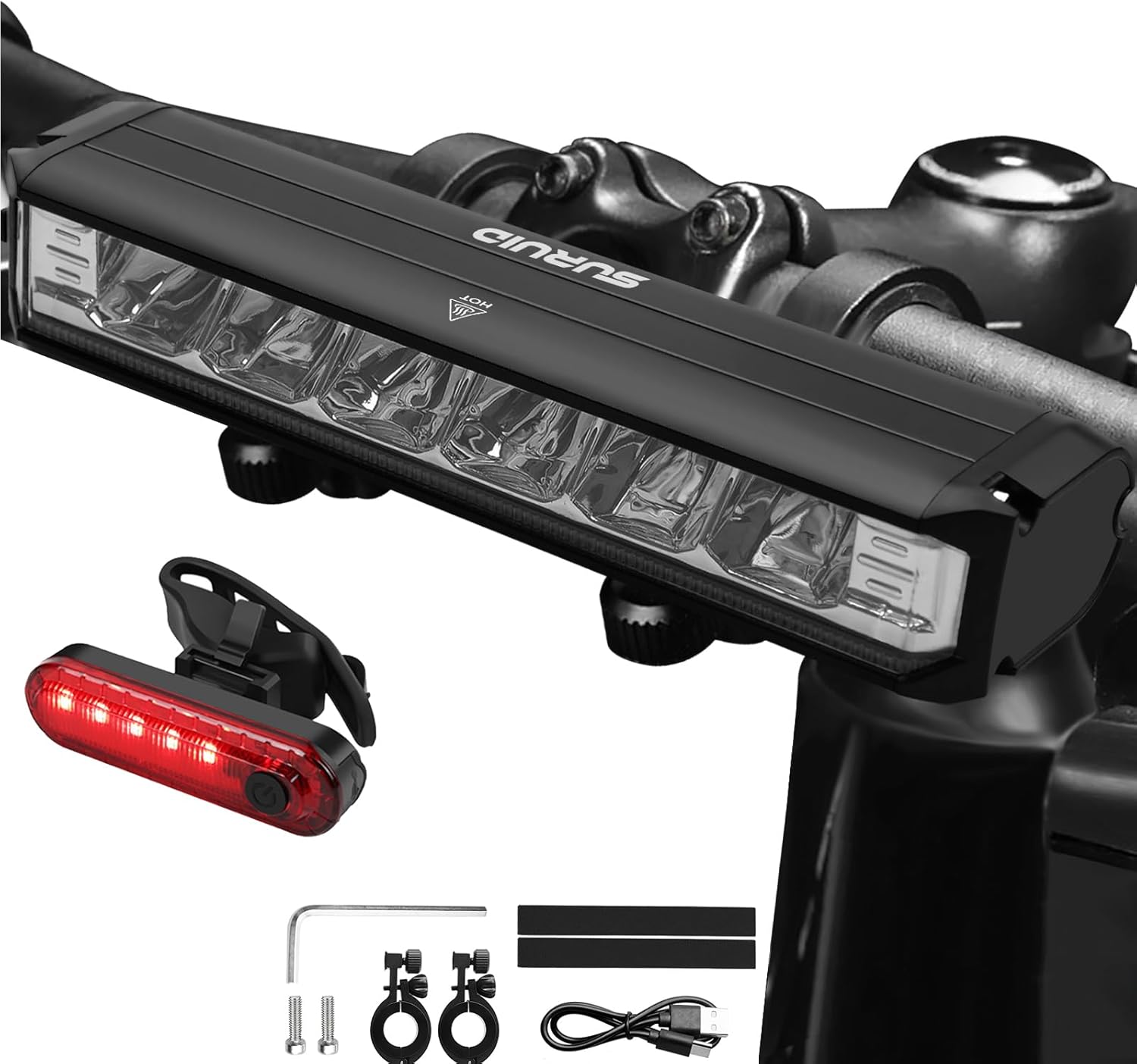 Super Bright LED Bike Light for Safe Night Riding Adventures