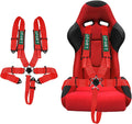 5-Point Racing Safety Harness Set SFI in Red - Ultra Comfort Pads