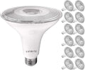 PAR38 LED Outdoor Flood Light Bulbs 12 Pack - Warm 2700K Dimmable