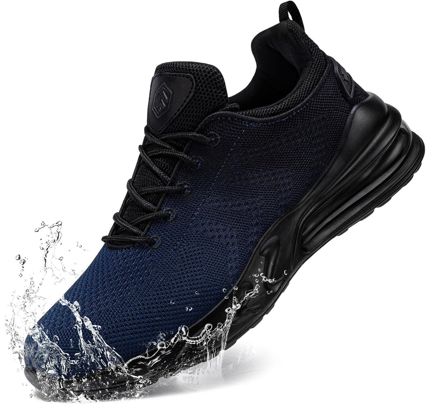 LARNMERN Mens Non Slip Work Shoes for Comfort and Durability
