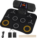 Electric Drum Pad for Kids - 9 Pads Electronic Drum Set with Lights