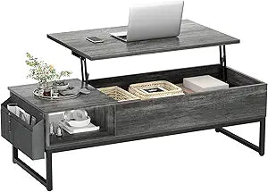 Aheaplus Lift Top Coffee Table with Storage for Living Room