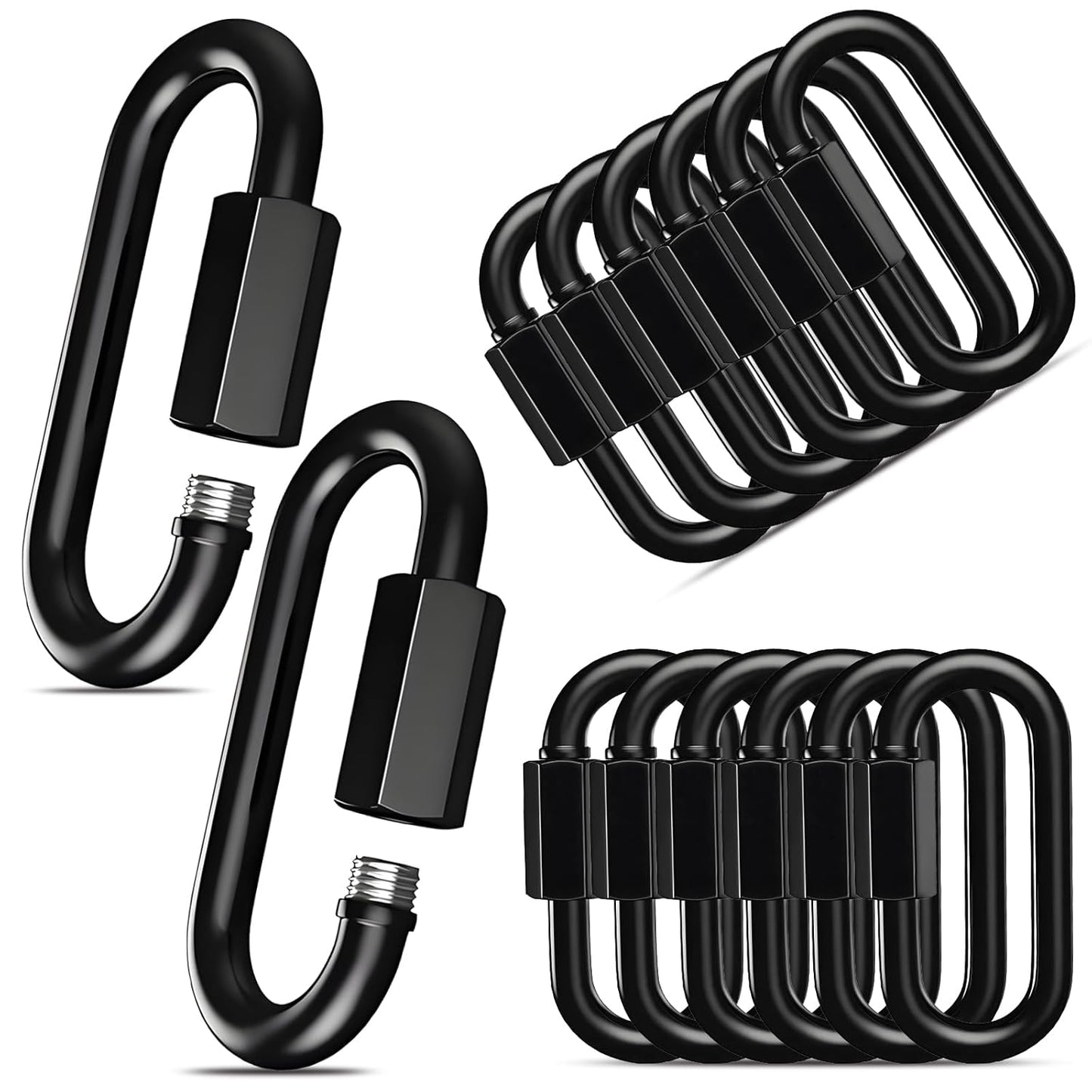 50PCS 3 Inch Heavy Duty Quick Chain Links for Camping Needs