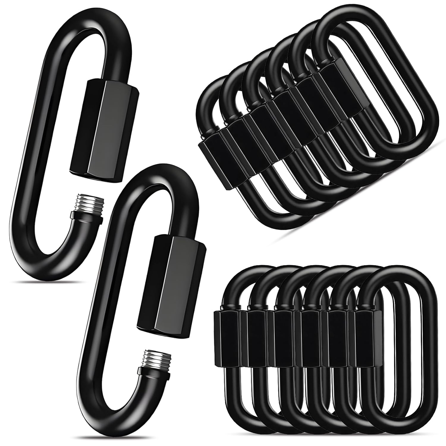 50PCS 3 Inch Heavy Duty Quick Chain Links for Camping Needs