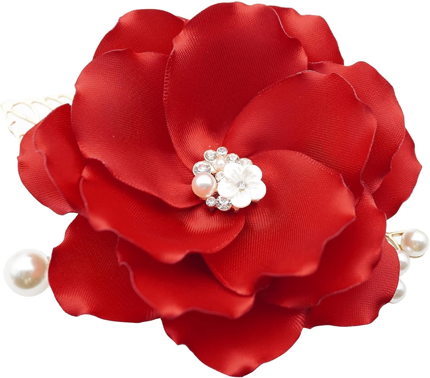 Fabric Flower Brooch Pin for All Occasions - Handmade Gift Ideas