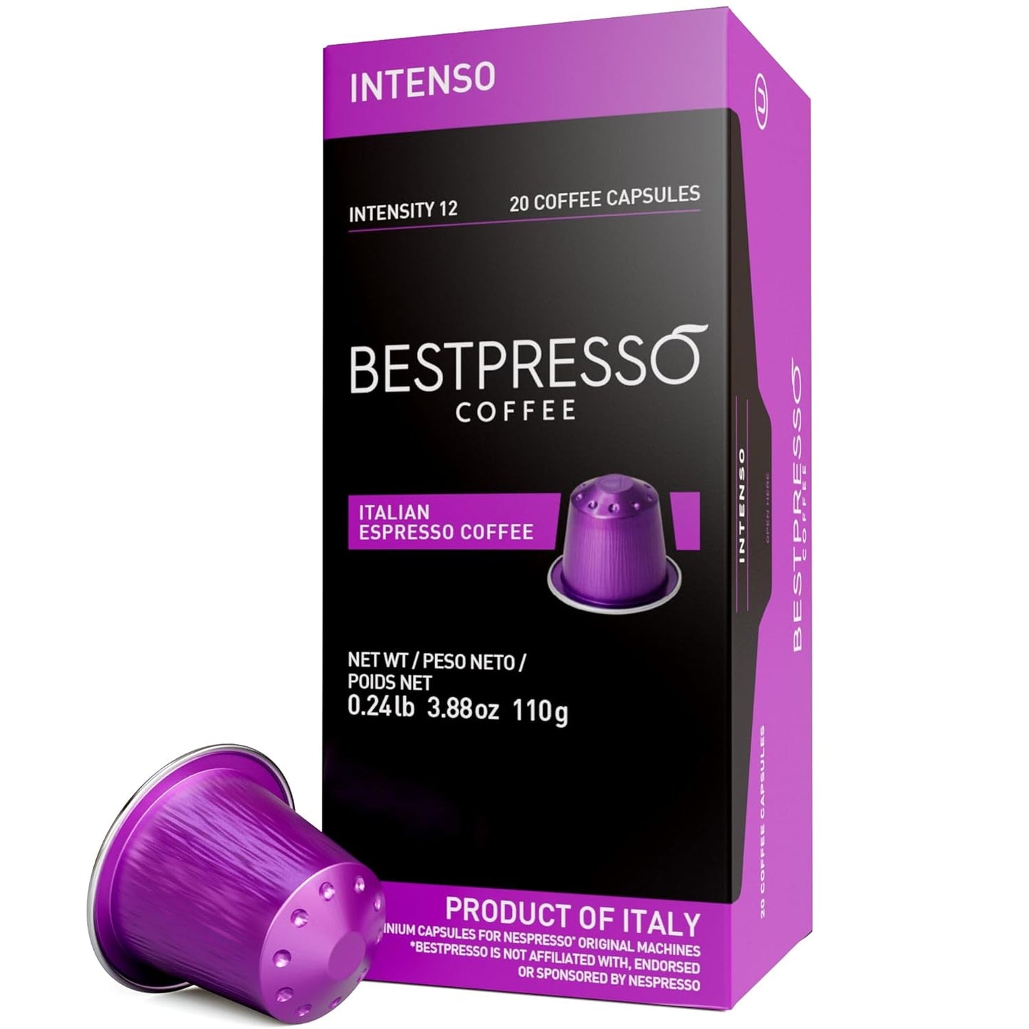 Bestpresso Coffee Pods for Nespresso Original Machines - 120 Count