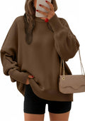 EFAN Women's Oversized Crewneck Sweater - Cozy Layering Pullover