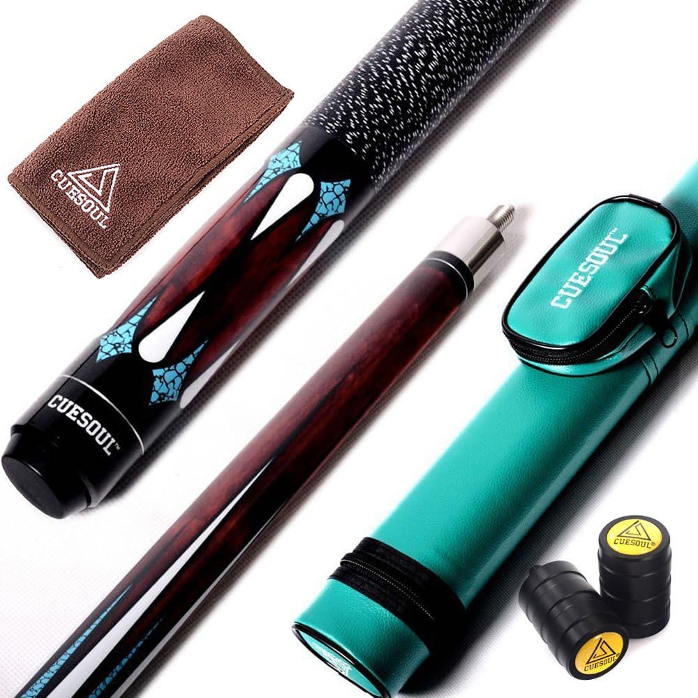 CUESOUL 58 Inch Maple Billiard Stick Pool Cue Set Review