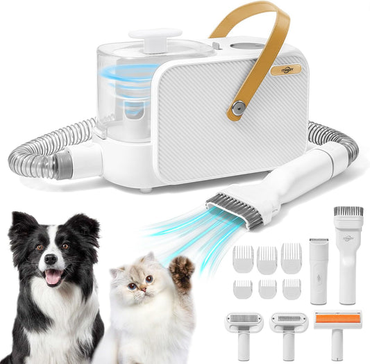 Powerful Dog Grooming Vacuum with 5in1 Tools - ITBABY