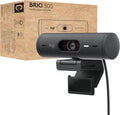 Logitech Brio 505 Full HD Webcam - Natural Image & Auto-Framing