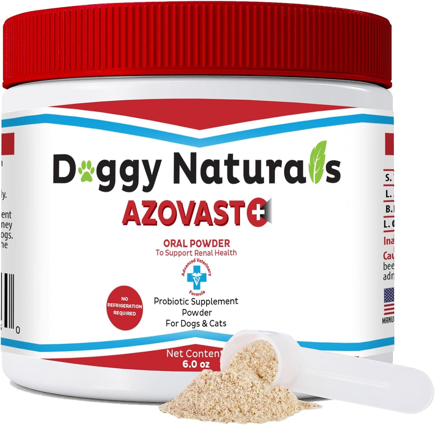 Azovast Plus Kidney Health Supplement for Dogs & Cats - 6 Oz