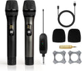 Wireless Handheld UHF Microphone Duo - Reliable 200ft Range