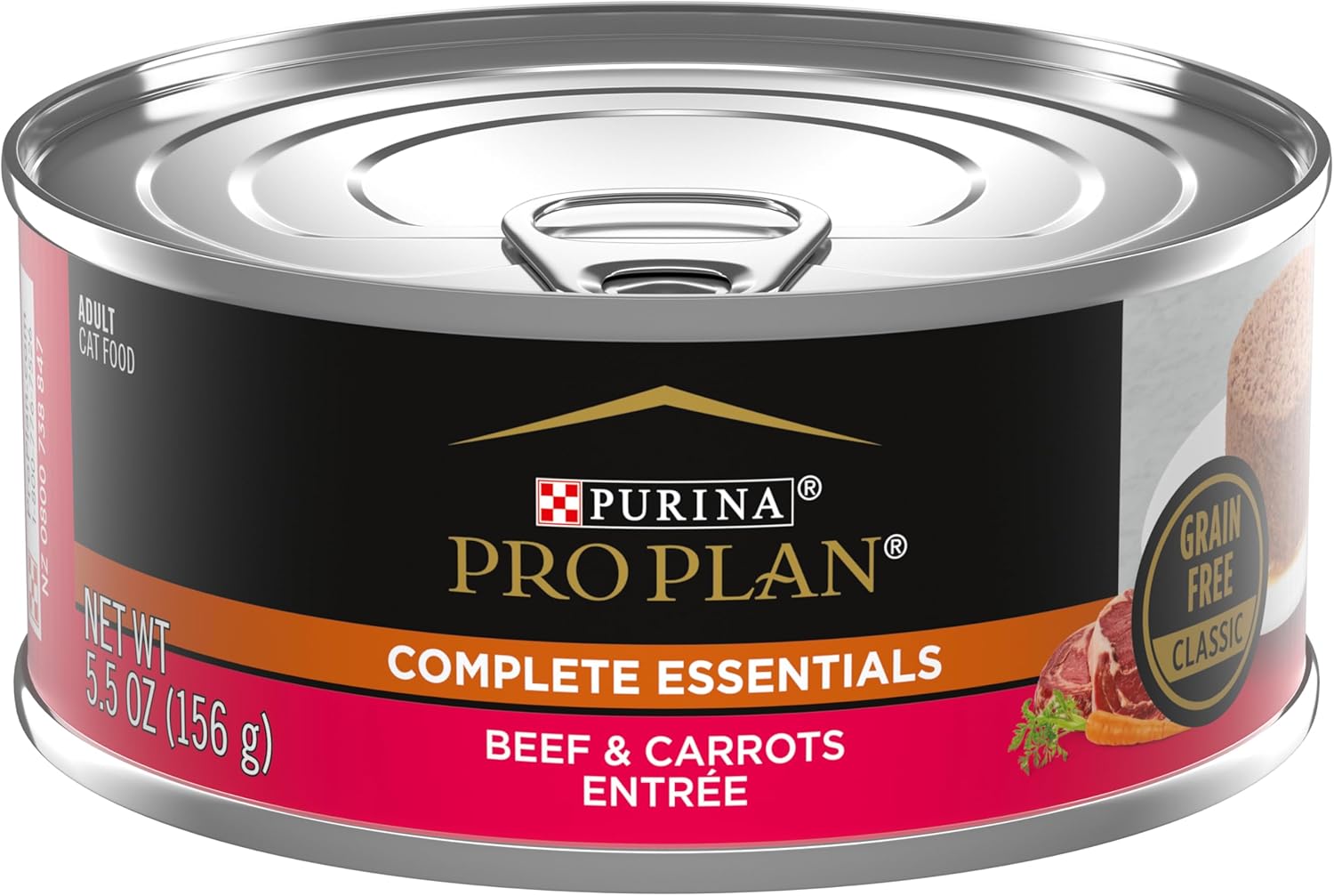 Purina Pro Plan Grain Free Wet Cat Food Pate with Beef & Carrots
