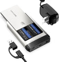 M.2 SSD Cloner Dual-Bay Enclosure - One-Click NVMe Clone