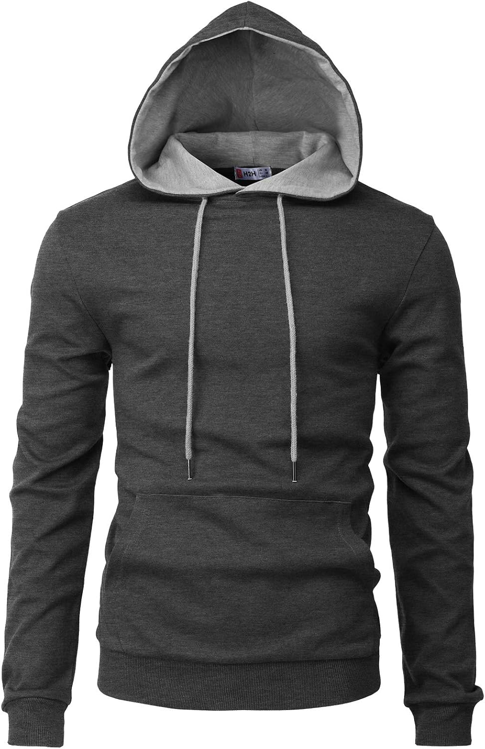 H2H Men's Lightweight Hoodie: Slim Fit Style