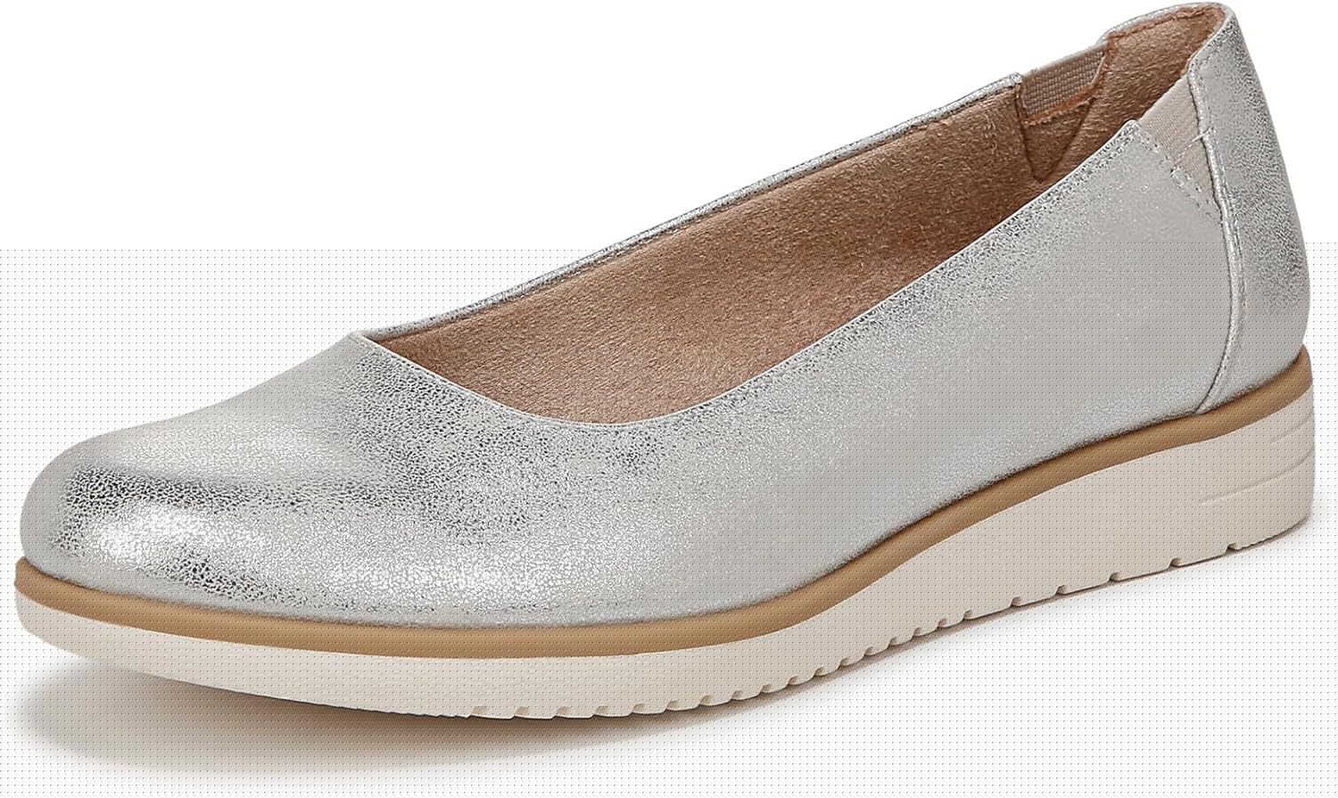 Naturalizer Womens Idea Slip on Ballet Flat for Comfort and Style