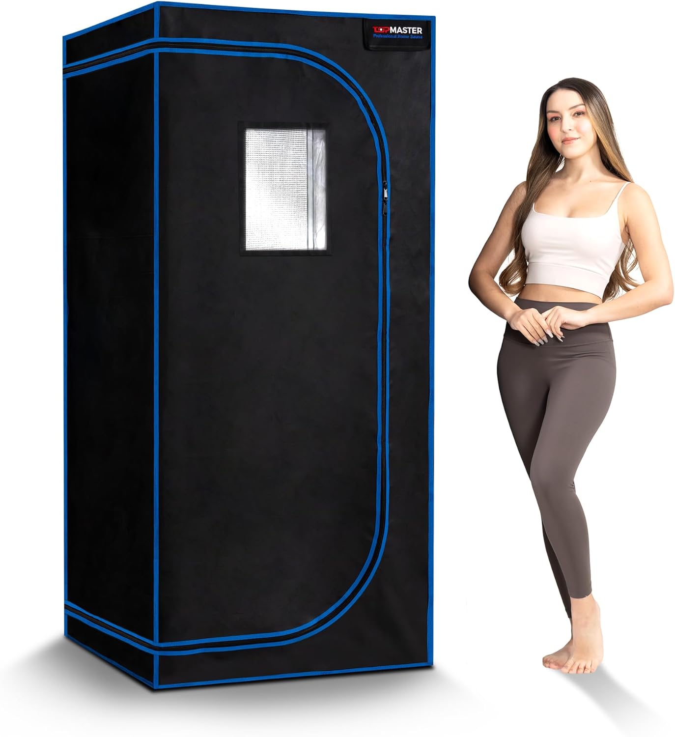 Portable Infrared Sauna, 1300W Power, Max 140F, Black