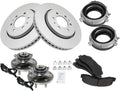 Front Brake Pad and Rotor Set for 2015-2017 Ford F-150 by TRQ