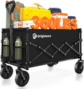 Collapsible Wagon Cart Foldable 360lbs Capacity - Lightweight 11lbs