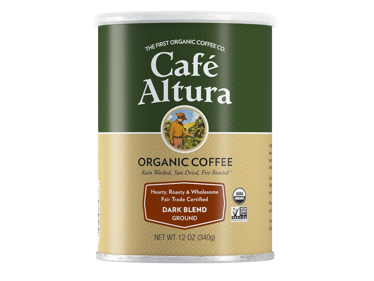 Cafe Altura Ground Organic Coffee Dark Blend Pack of 3