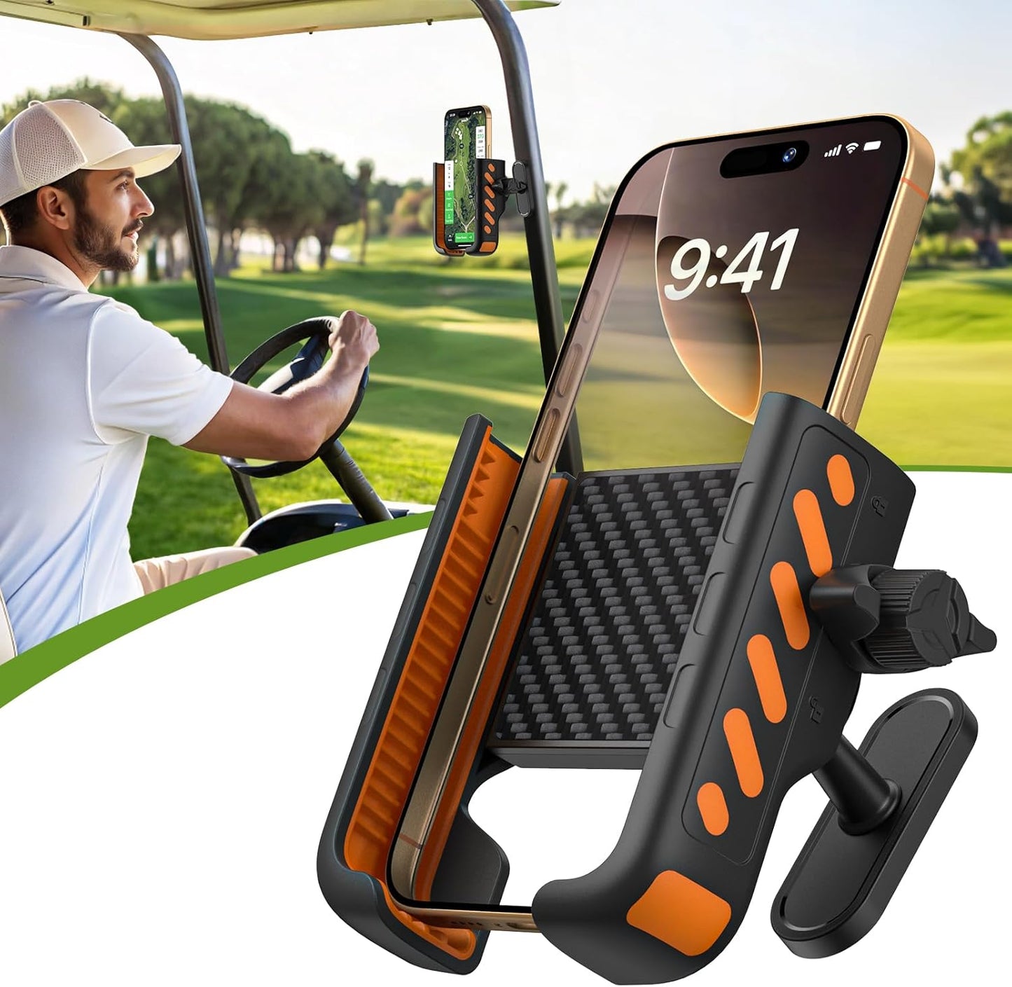 N52 Magnetic Golf Phone Holder - Hands-Free Golfing!