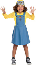 Bob Minion Girl Costume for Kids - Official Outfit with Goggles