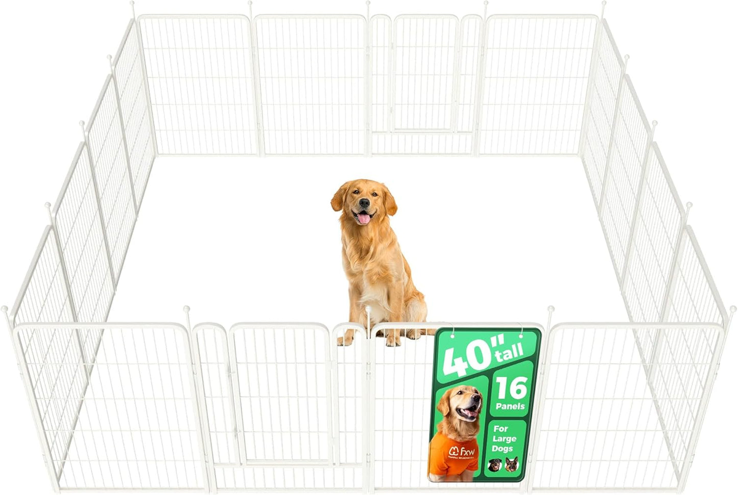 FXW Rollick Unleashed Dog Playpen for Indoor and Outdoor Use