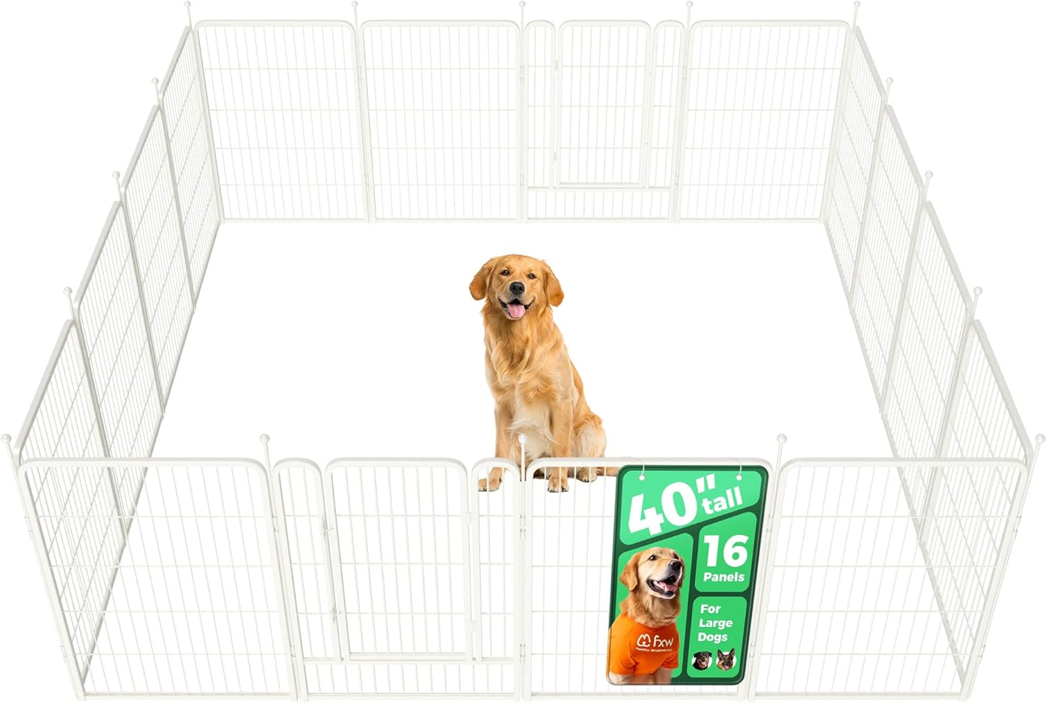 FXW Rollick Unleashed Dog Playpen for Indoor and Outdoor Use